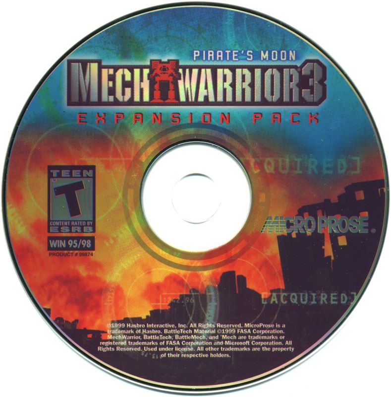 Media for MechWarrior 3: Pirate's Moon (Windows)