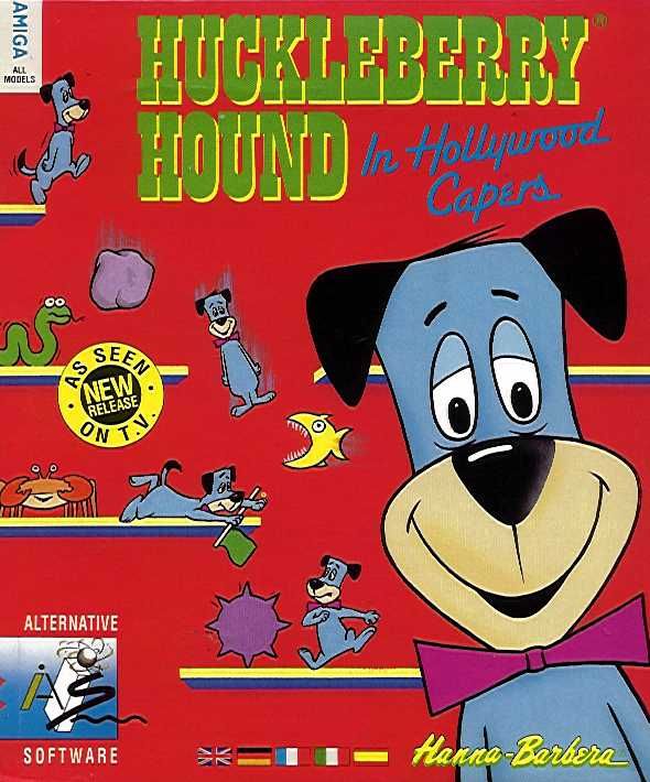 Front Cover for Huckleberry Hound in Hollywood Capers (Amiga)