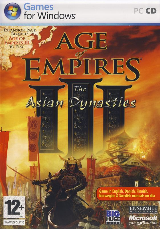 Front Cover for Age of Empires III: The Asian Dynasties (Windows)