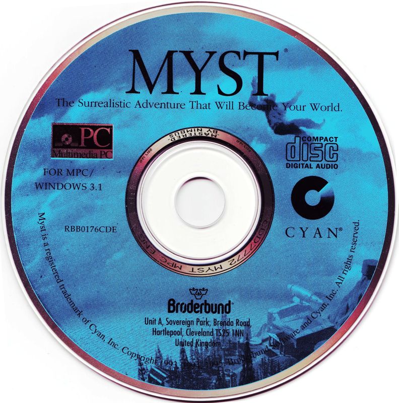 Media for Myst (Windows 3.x)