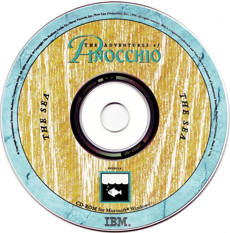 Media for The Adventures of Pinocchio (Windows): CD - The Sea