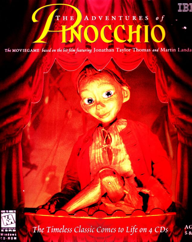 Front Cover for The Adventures of Pinocchio (Windows)