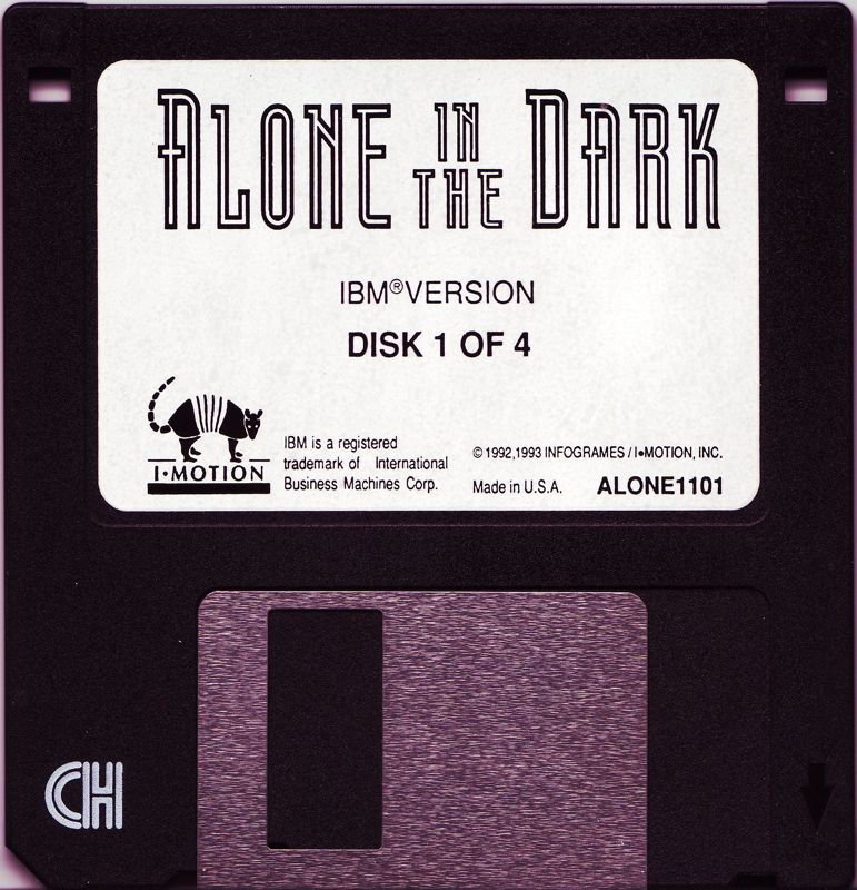 Media for Alone in the Dark (DOS) (Alternate release): Disk 1