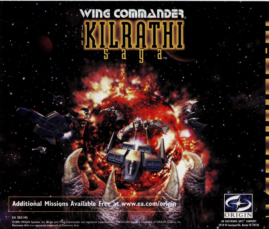 Other for Wing Commander: The Kilrathi Saga (Windows): Jewel Case 3 - Back