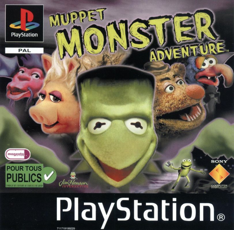 Front Cover for Muppet Monster Adventure (PlayStation)