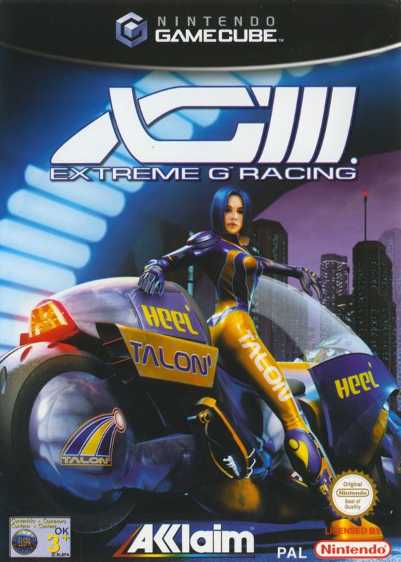 Front Cover for XGIII: Extreme G Racing (GameCube)