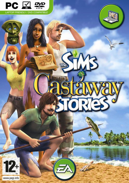 Front Cover for The Sims: Castaway Stories (Windows)