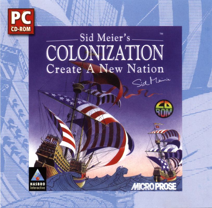 Front Cover for Sid Meier's Colonization (DOS) (Crucial Entertainment release)