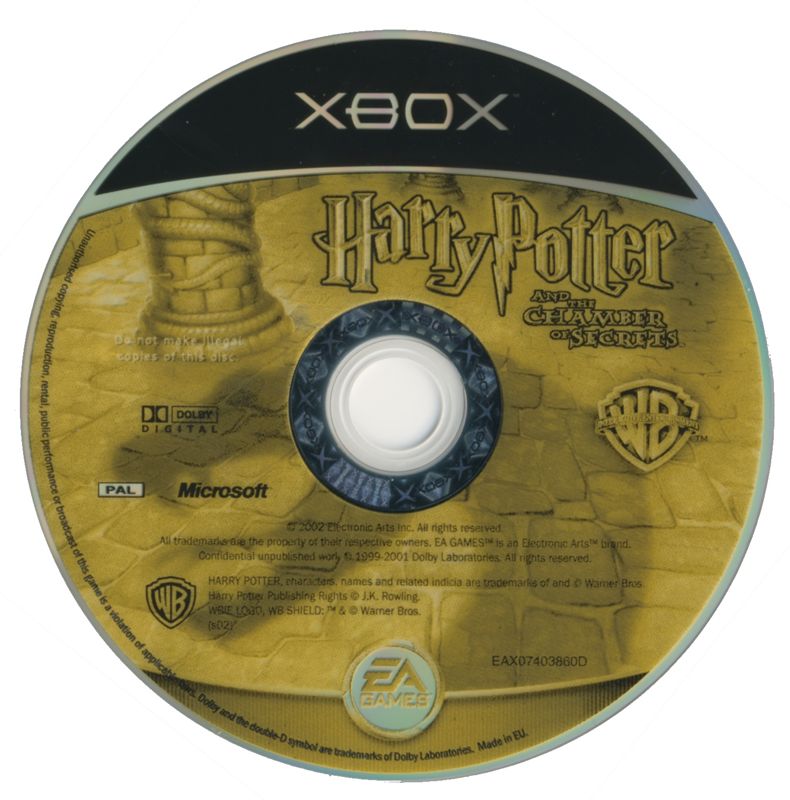 Media for Harry Potter and the Chamber of Secrets (Xbox)