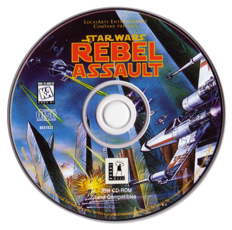 Media for The LucasArts Archives: Vol. II - Star Wars Collection (DOS and Windows): <i>Rebel Assault</i> disc