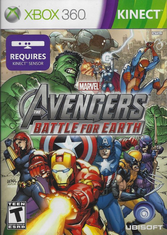 Front Cover for The Avengers: Battle for Earth (Xbox 360)