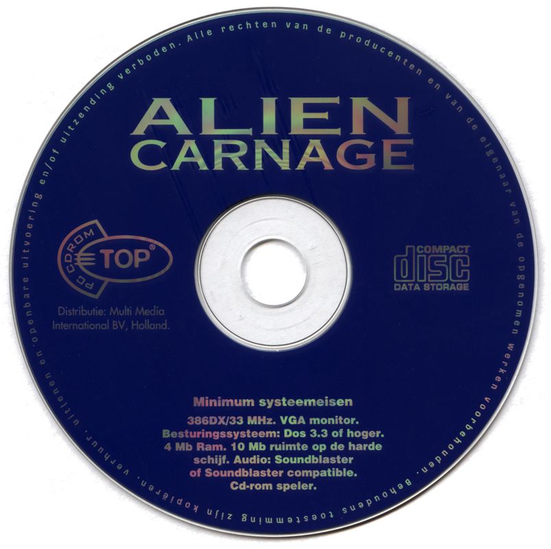Media for Alien Carnage (DOS) (WizardWorks full version CD release)