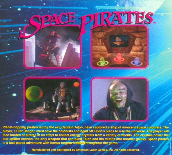 Other for Space Pirates (DOS): Jewel Case - Back