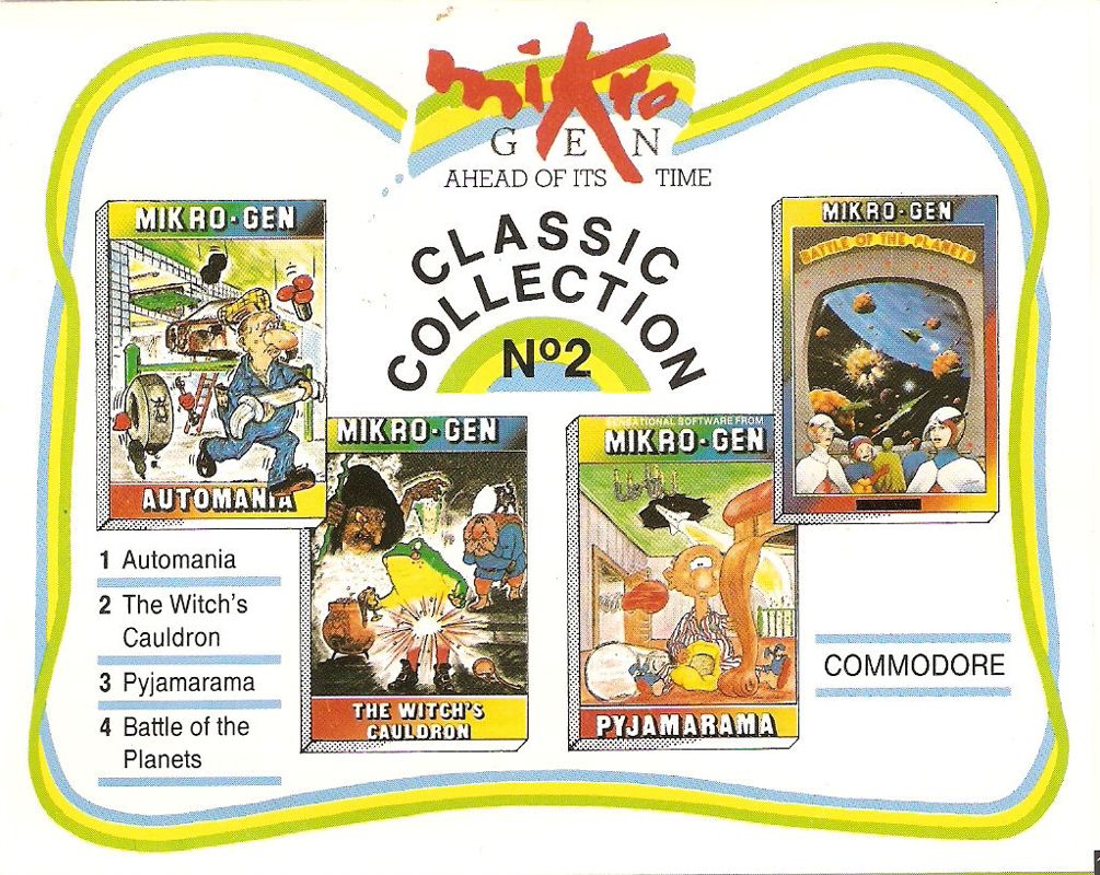 Front Cover for Mikro Gen Classic Collection No2 (Commodore 64)