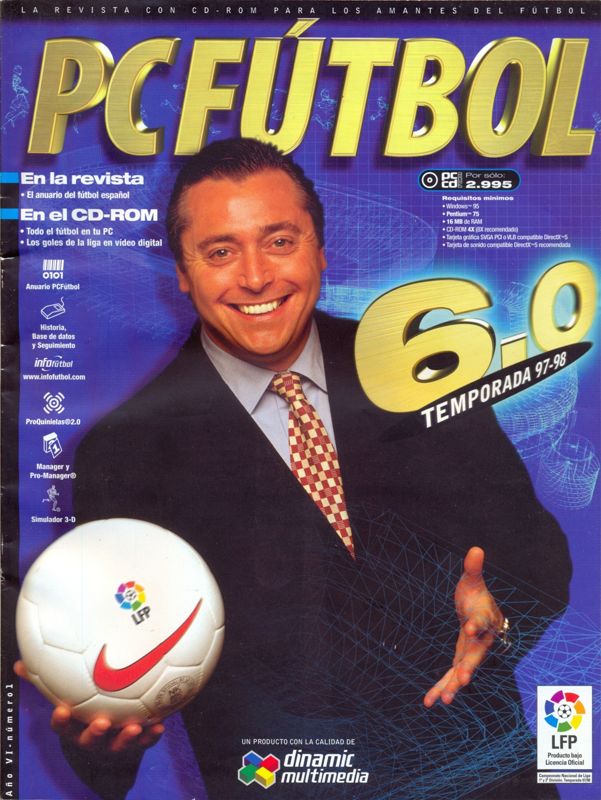 Front Cover for PC Fútbol 6.0 (Windows)