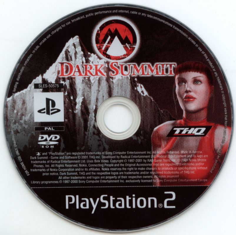 Media for Dark Summit (PlayStation 2)