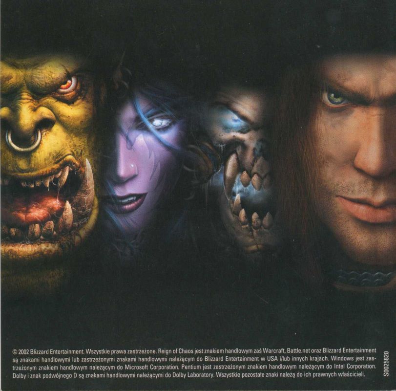 Other for WarCraft III: Reign of Chaos (Windows): Jewel Case - Inside