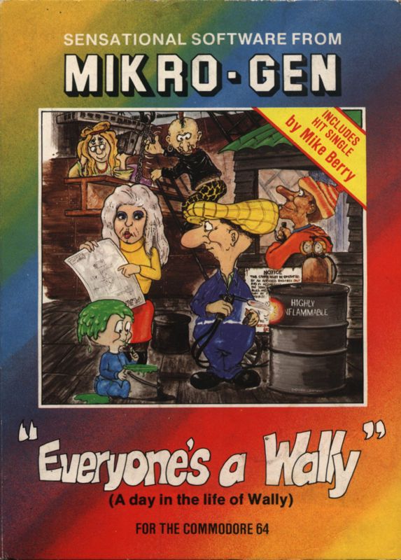 Front Cover for Everyone's A Wally (The Life of Wally) (Commodore 64)