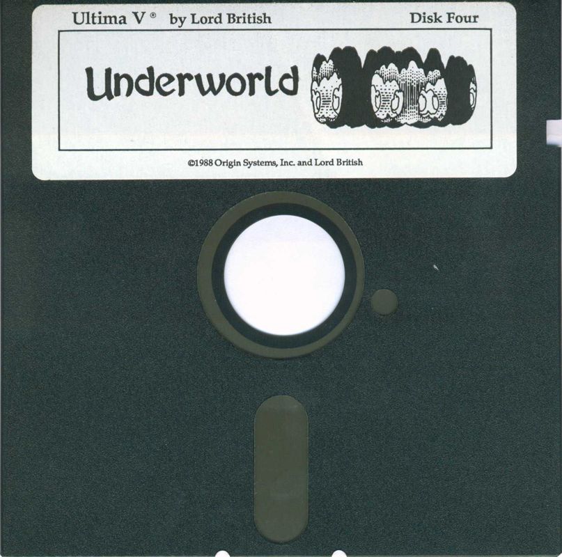 Media for Ultima V: Warriors of Destiny (DOS): Disk 4 Underworld