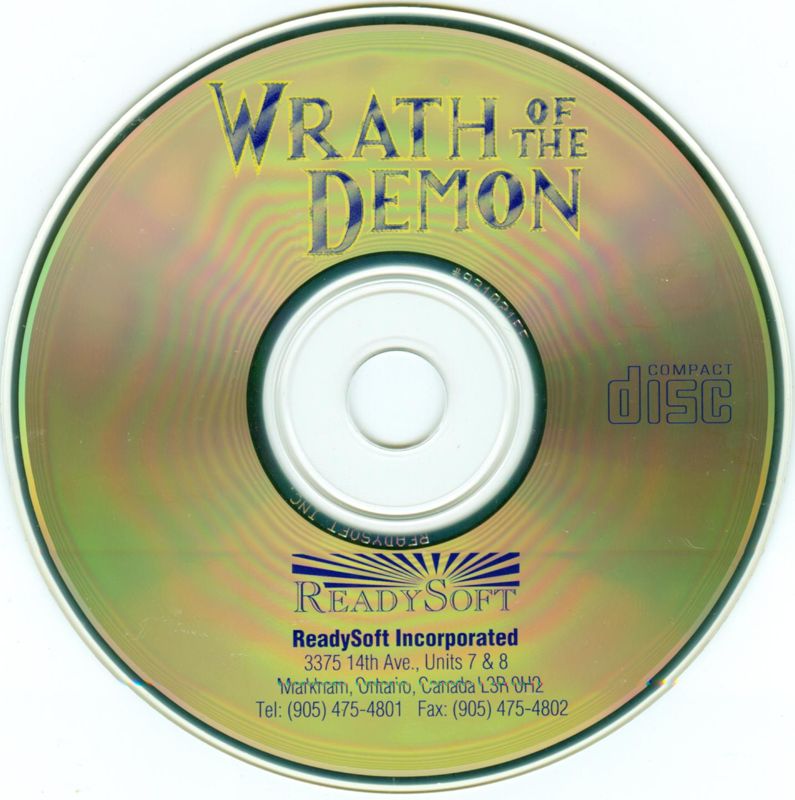 Media for Wrath of the Demon (DOS)