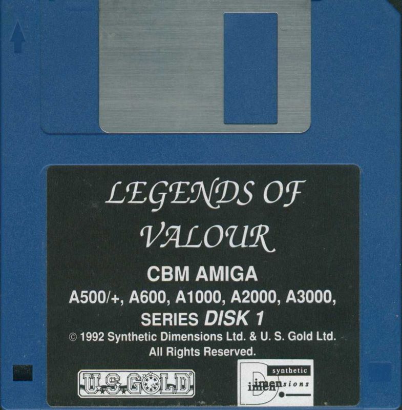 Media for Legends of Valour (Amiga): Disk 1/4