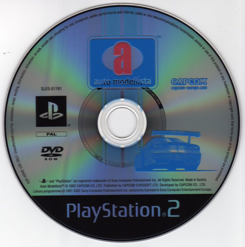 Media for Auto Modellista (PlayStation 2)