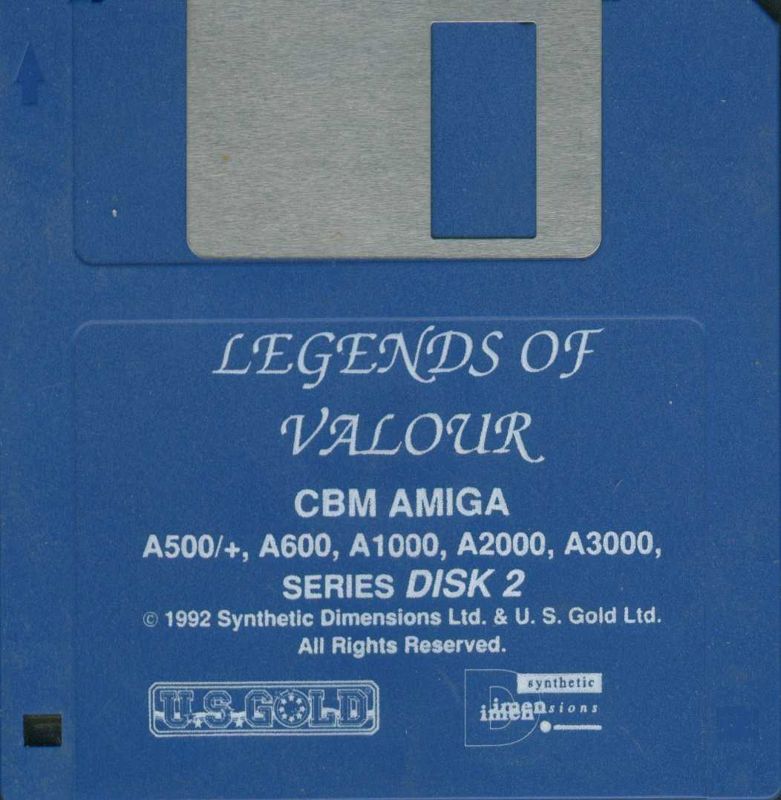 Media for Legends of Valour (Amiga): Disk 2/4