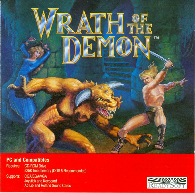 Front Cover for Wrath of the Demon (DOS)