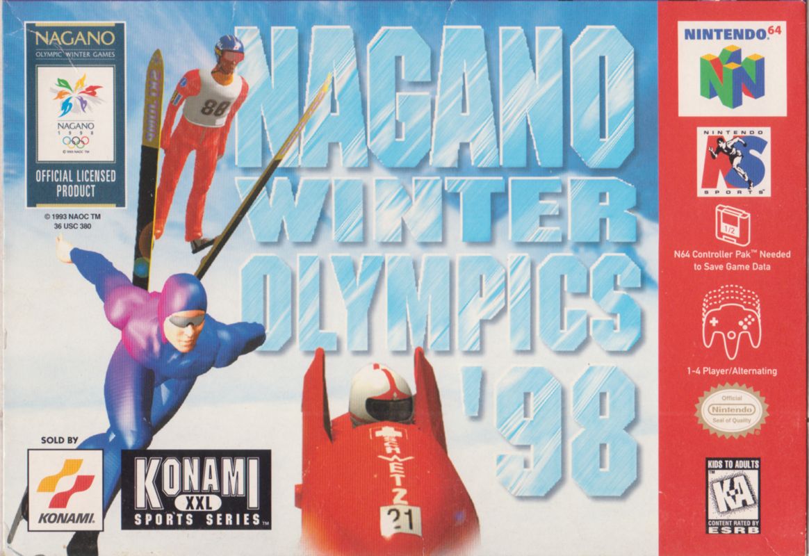 Front Cover for Nagano Winter Olympics '98 (Nintendo 64)