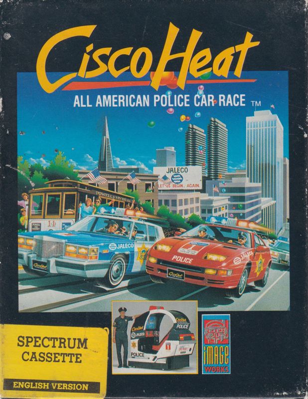 Front Cover for Cisco Heat: All American Police Car Race (ZX Spectrum)