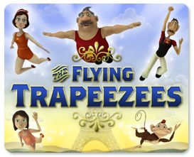 Front Cover for The Flying Trapeezees (Windows) (Large Animal Games release)