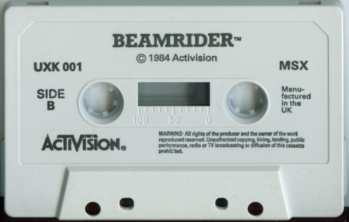 Media for Beamrider (MSX)