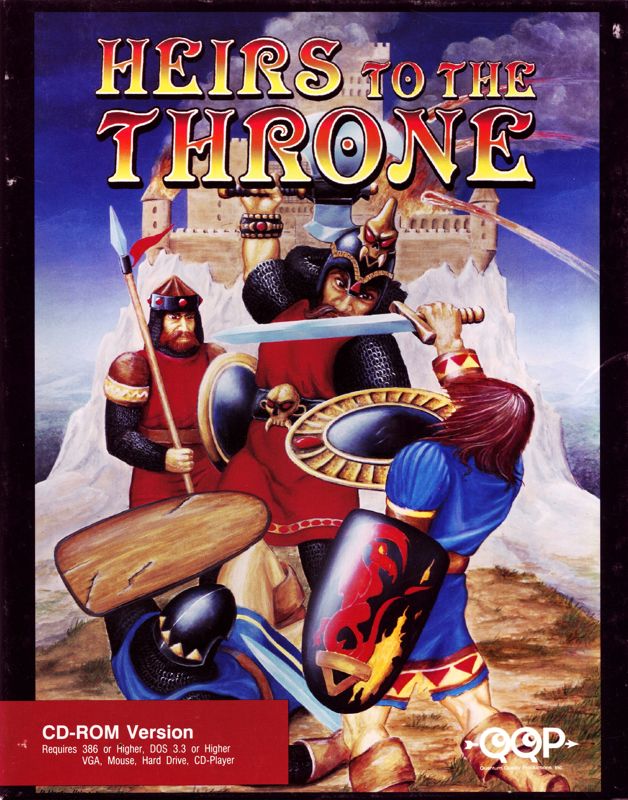 Front Cover for Heirs to the Throne (DOS)
