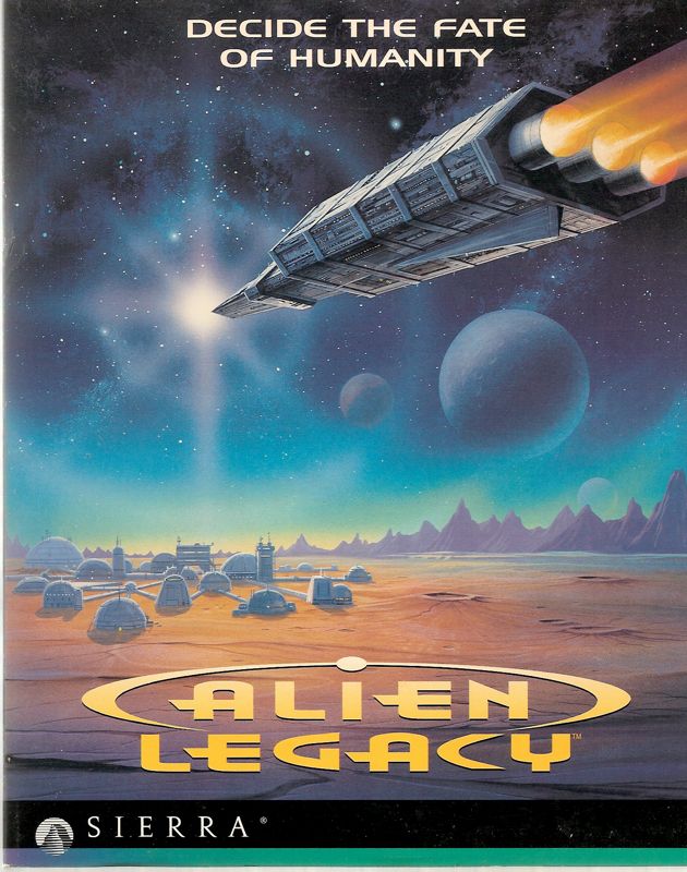 Front Cover for Alien Legacy (DOS) (3.5" disk version)