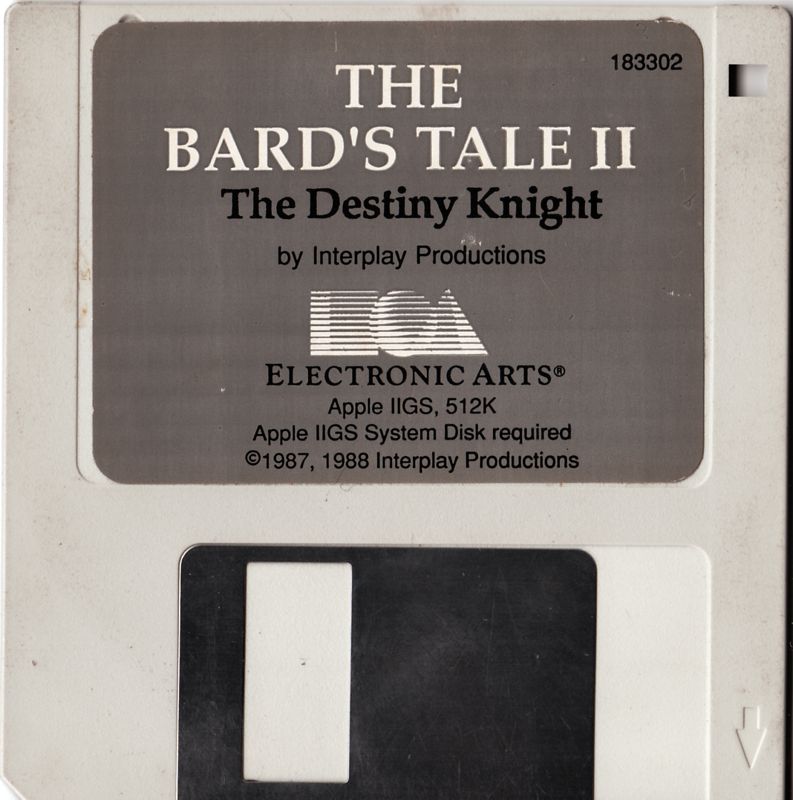 Media for The Bard's Tale II: The Destiny Knight (Apple IIgs)