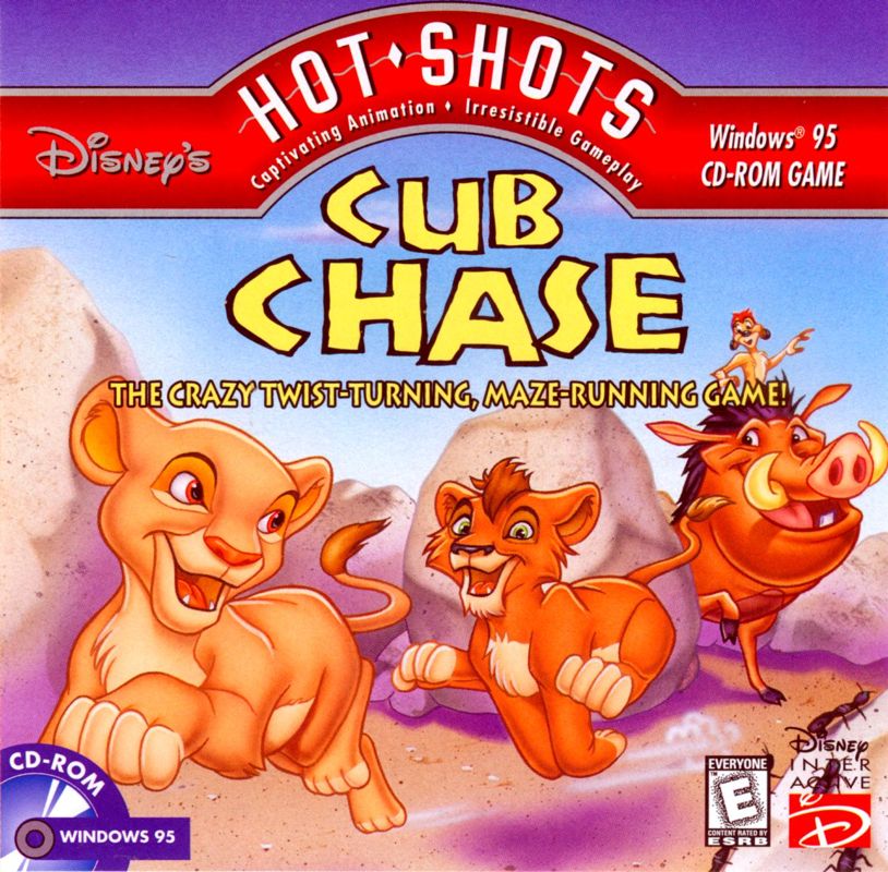 Front Cover for Disney's Hot Shots: Cub Chase (Windows)