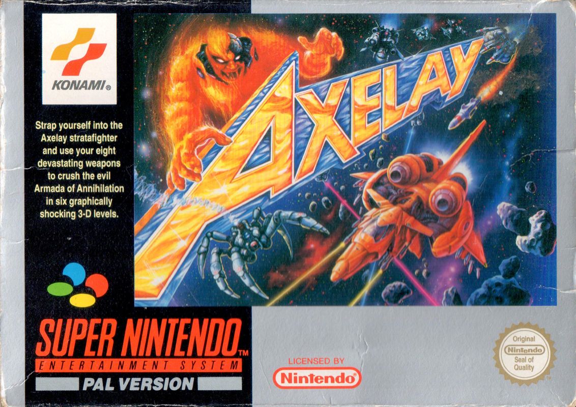 Front Cover for Axelay (SNES)