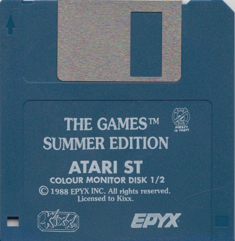 Media for The Games: Summer Edition (Atari ST) (Kixx release)
