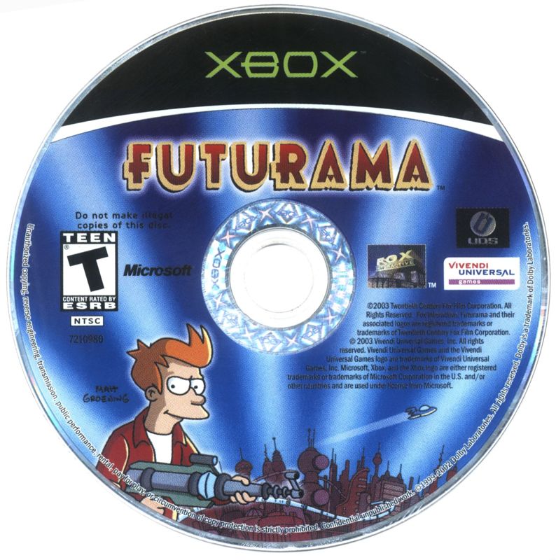 Media for Futurama (Xbox)