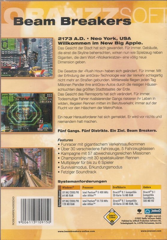 Back Cover for Beam Breakers (Windows) (Oranzzsoft release)