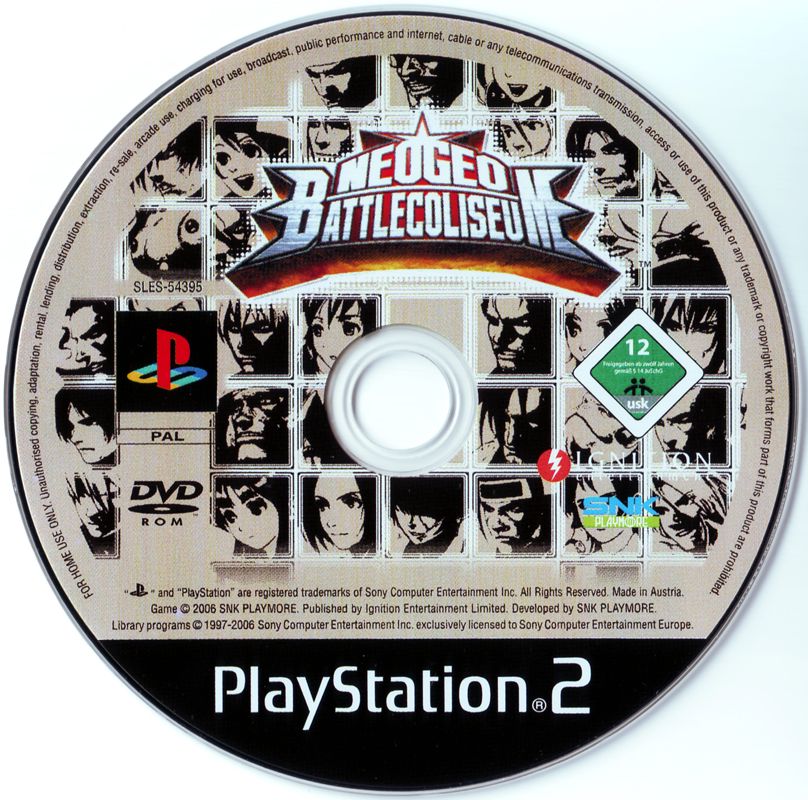 Media for NeoGeo Battle Coliseum (PlayStation 2)