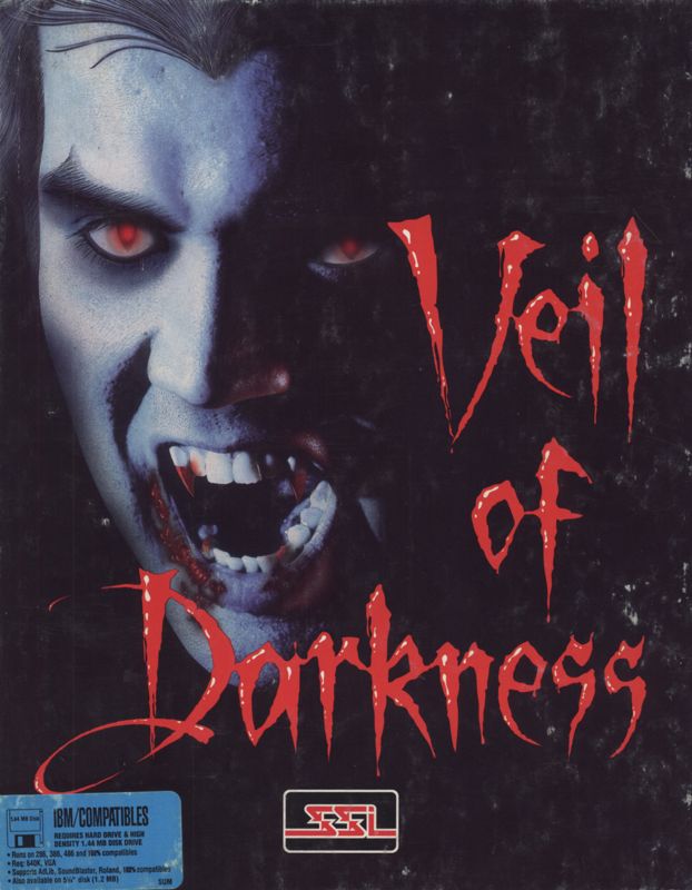 Front Cover for Veil of Darkness (DOS)