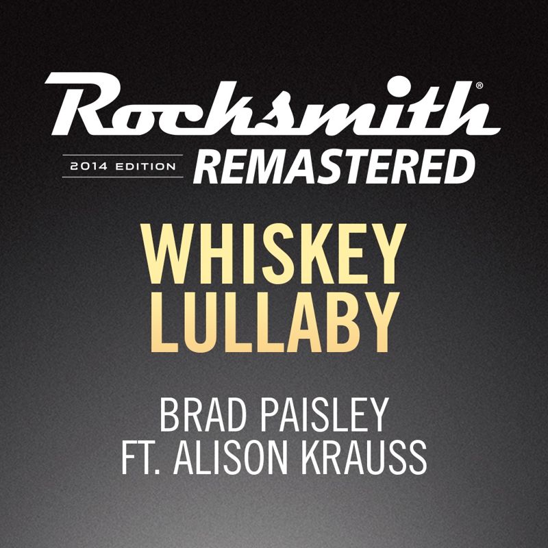 Front Cover for Rocksmith 2014 Edition: Remastered - Brad Paisley ft. Alison Krauss: Whiskey Lullaby (PlayStation 3 and PlayStation 4) (download release)