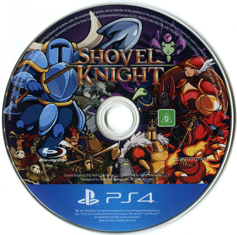 Media for Shovel Knight (PlayStation 4)