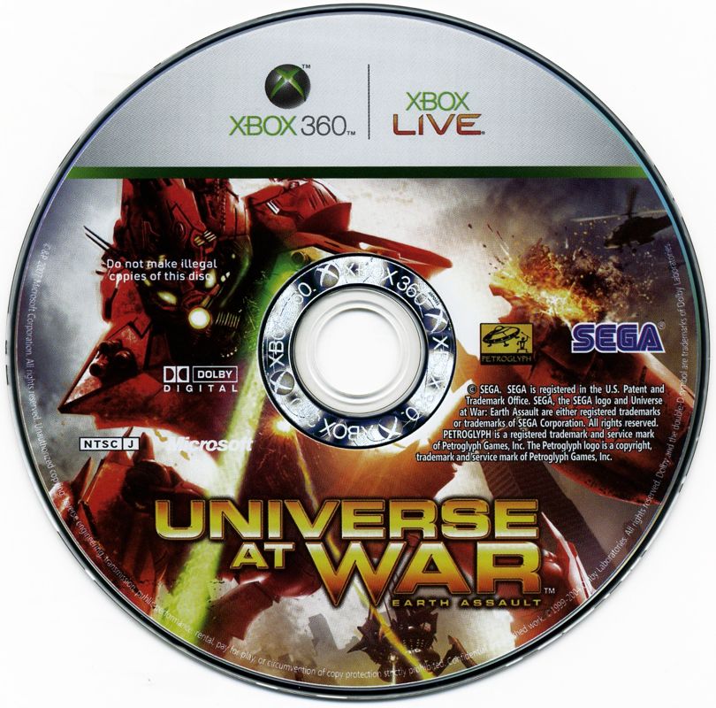 Media for Universe at War: Earth Assault (Xbox 360)