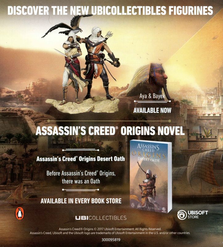Manual for Assassin's Creed: Origins (Xbox One): Back