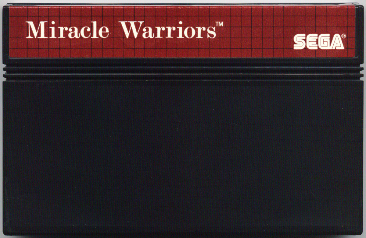 Media for Miracle Warriors: Seal of the Dark Lord (SEGA Master System)