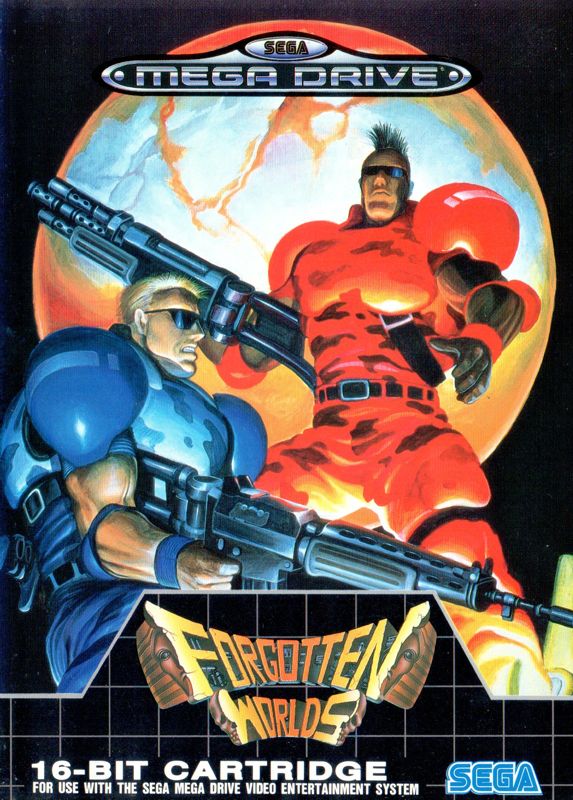 Front Cover for Forgotten Worlds (Genesis)