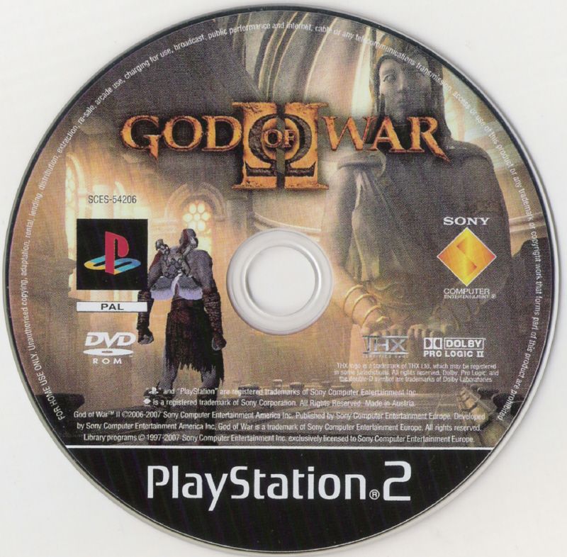 Media for God of War II (PlayStation 2)