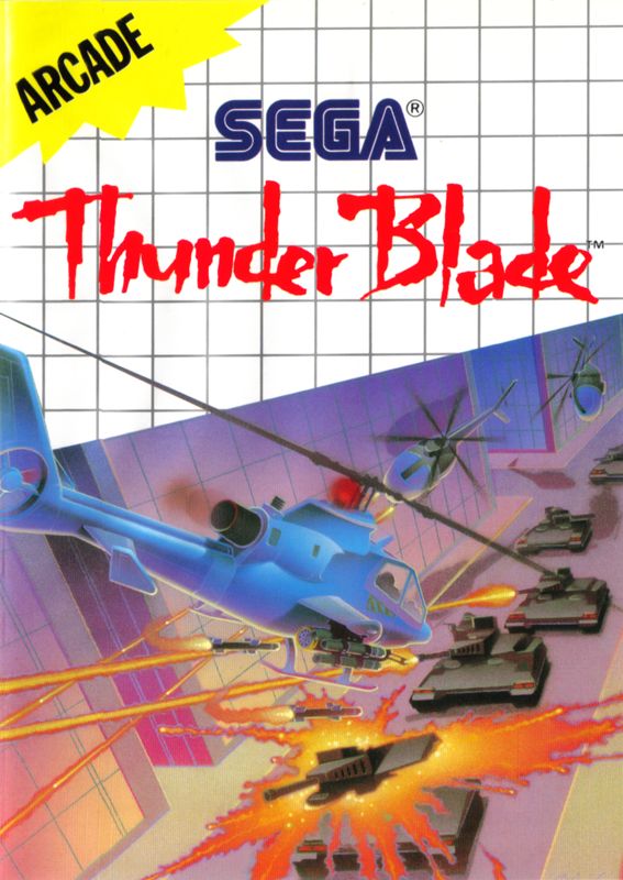 Front Cover for ThunderBlade (SEGA Master System)